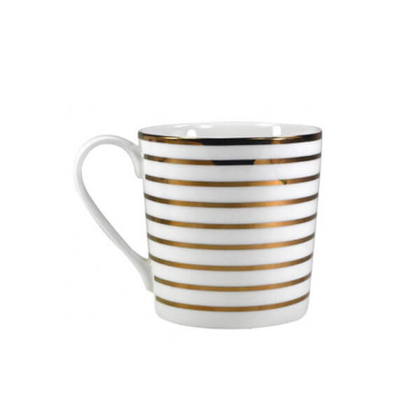Becher goldene Streifen